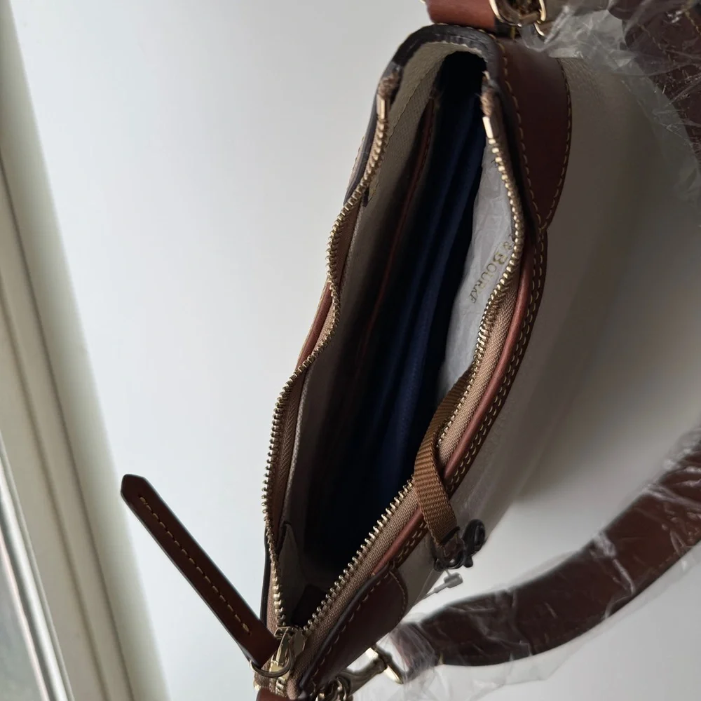 Dooney & Bourke White Pebble Grain Hobo Bag - Picture 12 of 13
